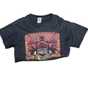 Rockstar Taste of Chaos Tour‎ 2008 Cropped Graphic T Shirt